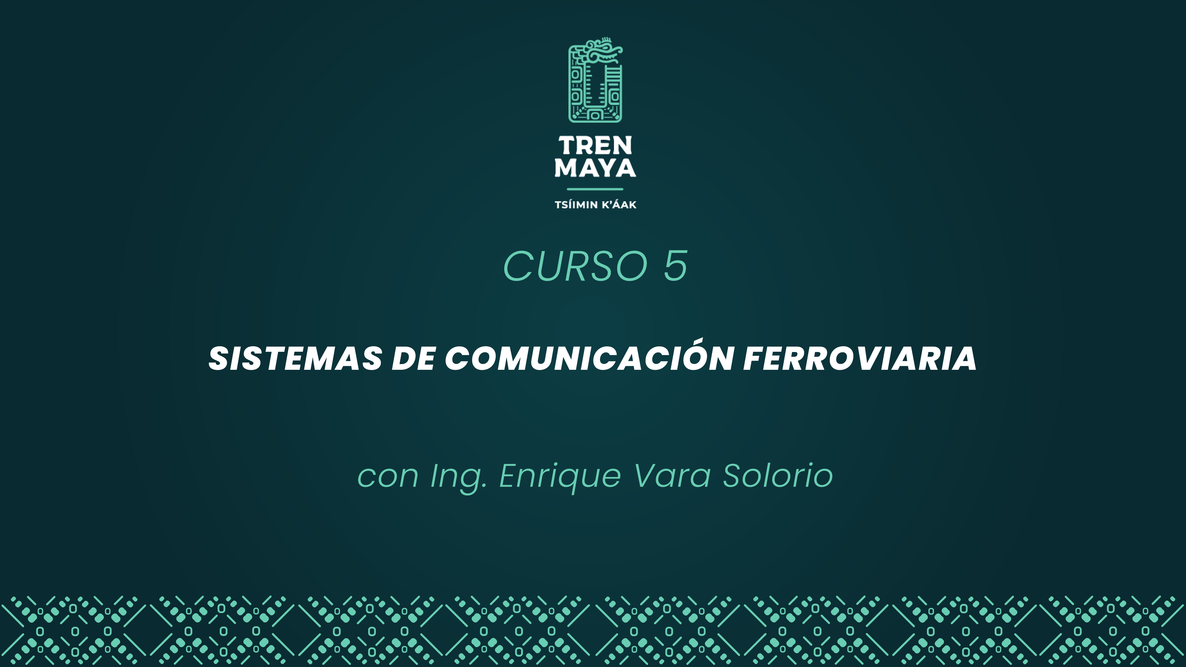 Curso 05 - Sistemas de comunicación ferroviaria